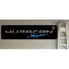 Lamborghini Huracan Spyder Garage/Workshop Banner